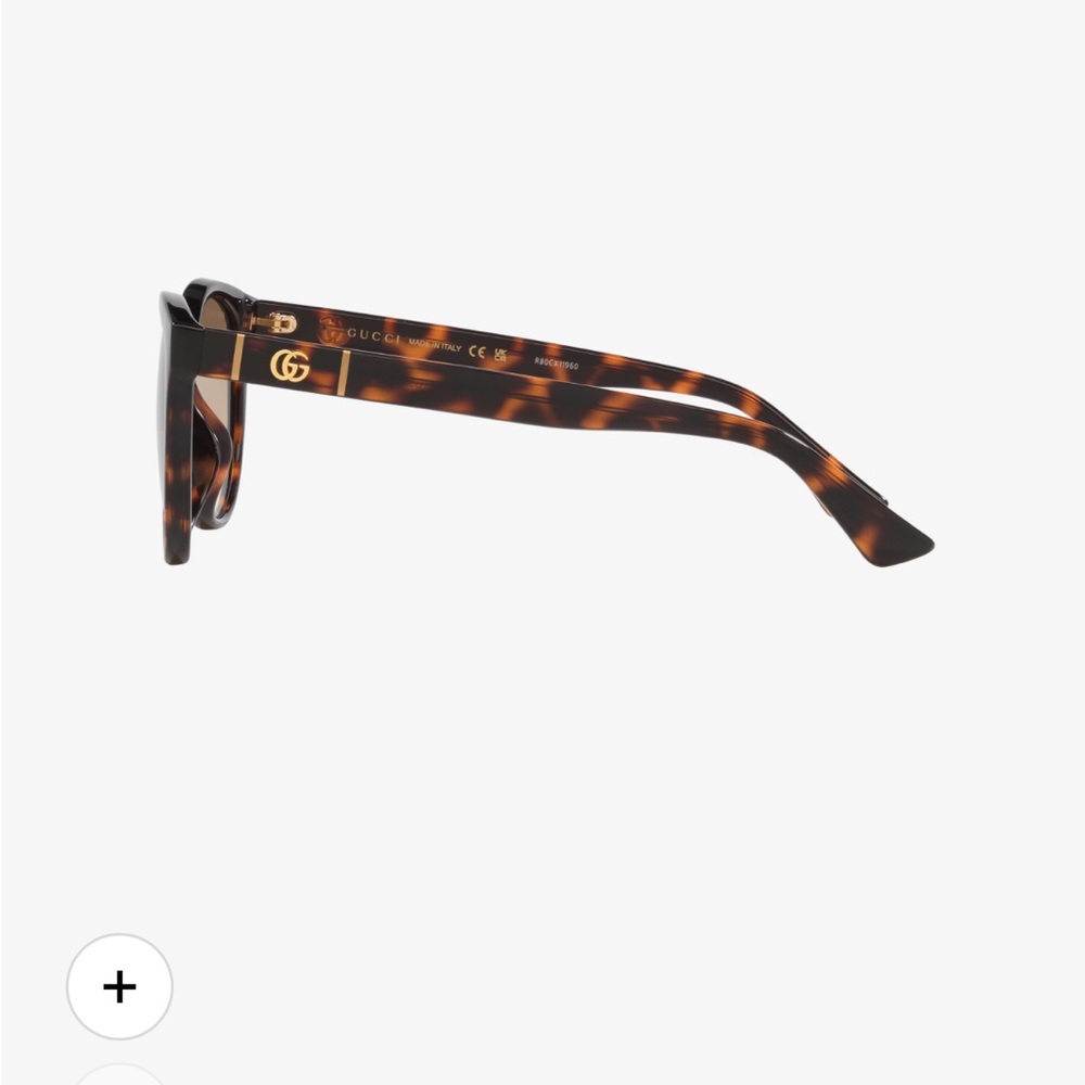 Brand New! Gucci Havana Cat-Eye Tortoise Sunglasses - Picture 3 of 6